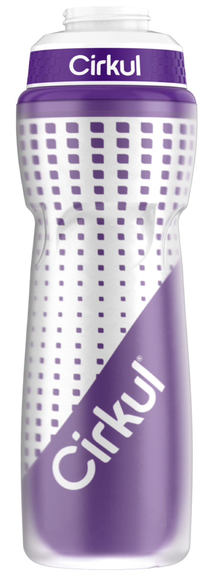 22oz. Insulated Squeeze Plastic Bottle & Sport Lid D9LY2T